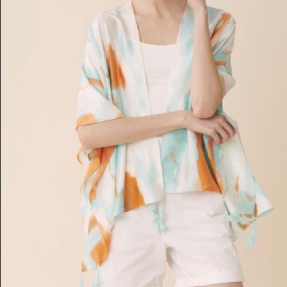 Tassel kimono Top
